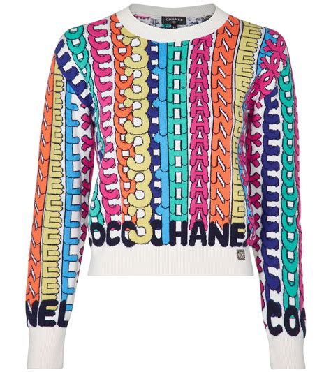 chanel paris jumper womens|chanel cardigan sweater.